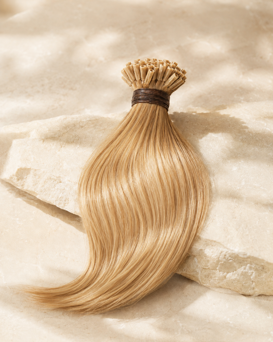 Keratine bondings in Honingblond